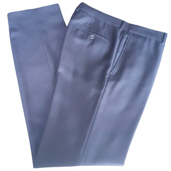 Hugo Boss SZ 34 Black Wool Parker Dress Pants - Picture 1 of 13